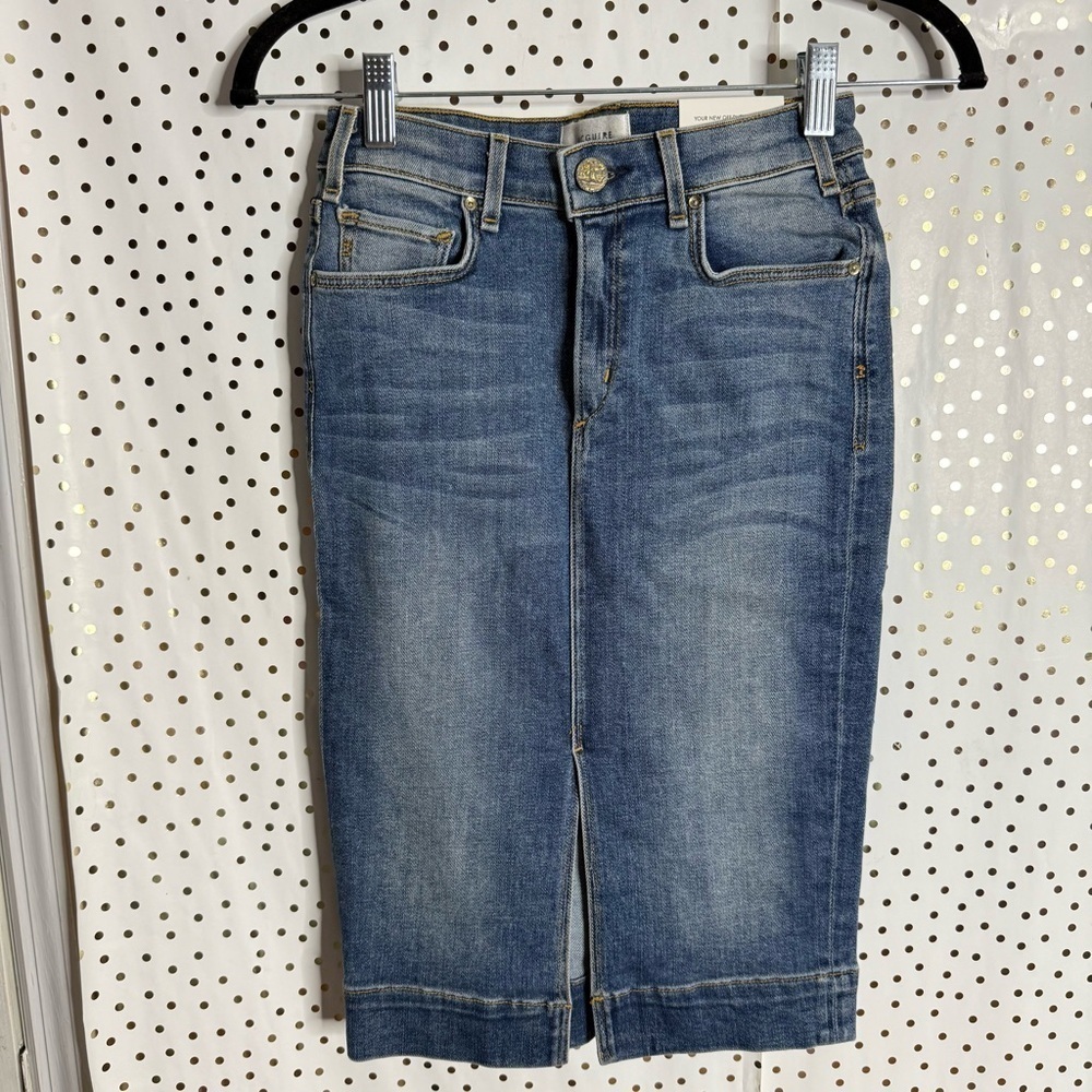 McGuire Classic Blue Denim Skirt